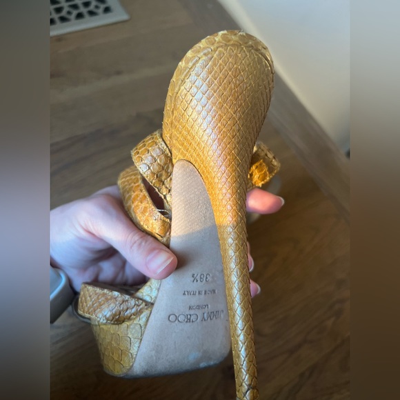 Jimmy choo mustard heels - Picture 5 of 9